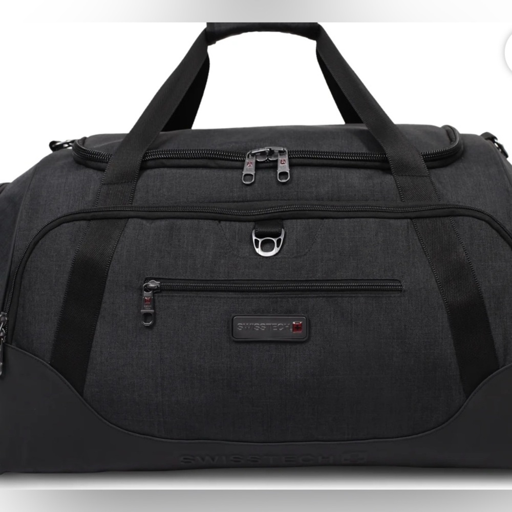 Swiss Tech 28" Excursion Travel Duffel Bag- Black